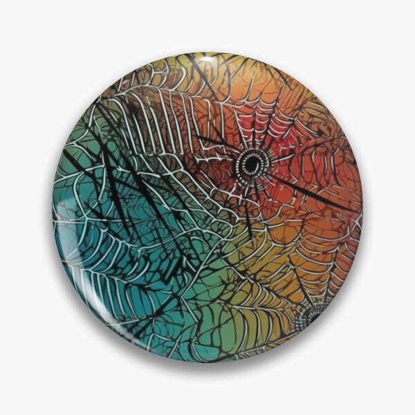 Item preview, Pattern Spiderweb Vibrant Colors Cartoon Style designed and sold by Arncil.