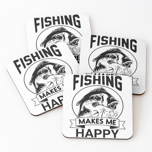 Item preview, Fishing makes me Happy designed and sold by IKRAM-CREATIONS.