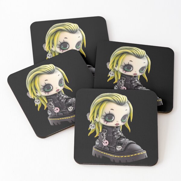 Item preview, Oversized Doc Boot Goth Doll Chibi designed and sold by TVBArchive.