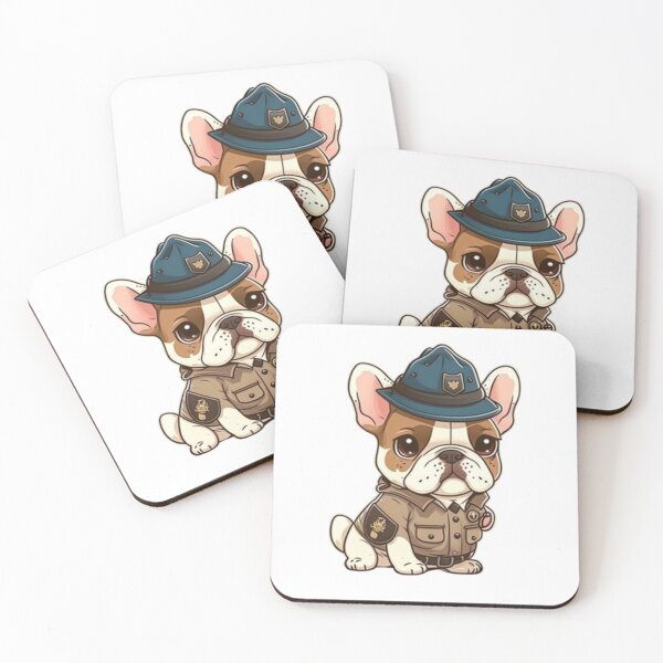 Item preview, Frenchie the Policeman French Bulldog  designed and sold by PetsEnough.