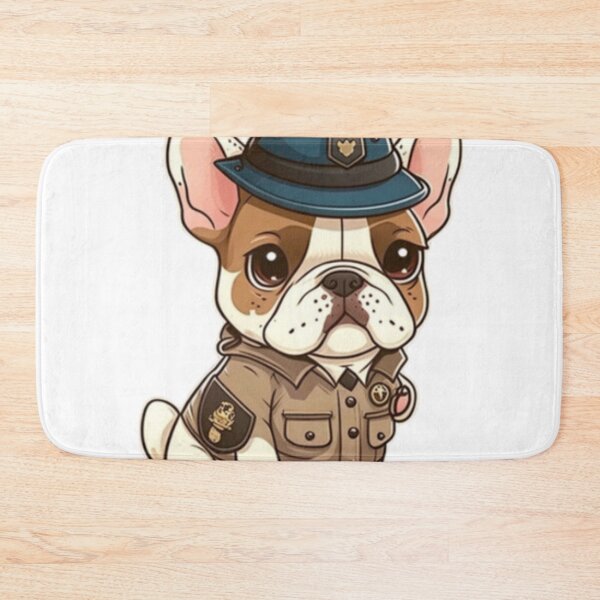 Item preview, Frenchie the Policeman French Bulldog designed and sold by PetsEnough.