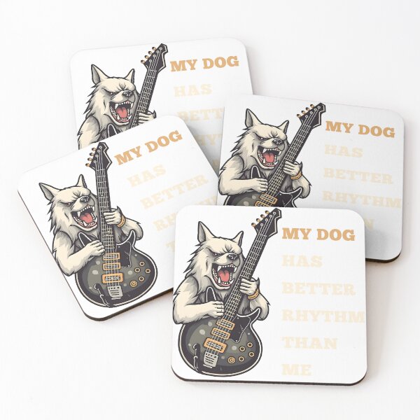 Item preview, Rock Out with Dog Playing Guitar designed and sold by Patrick Brodeur.