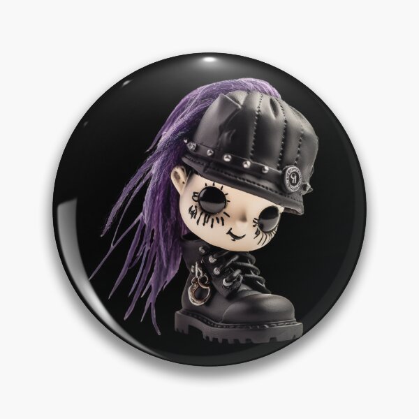 Artikelvorschau, Oversized Doc Boot Goth Doll Chibi entworfen und verkauft von TVBArchive.