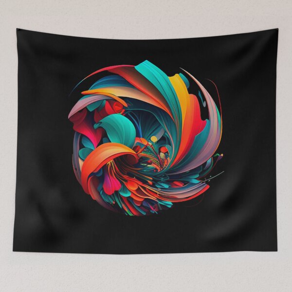 Item preview, Colorful modern abstract art designed and sold by Estevam Marinho.