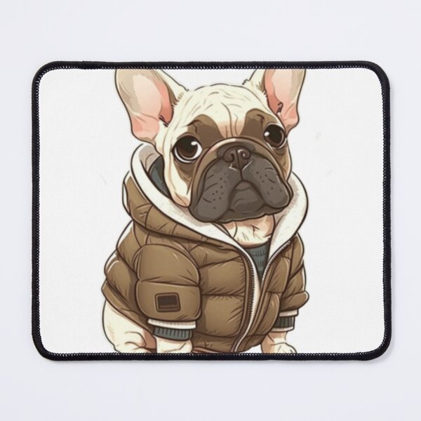 Item preview, Frenchie in a Puffer Jacket French Bulldog  designed and sold by PetsEnough.