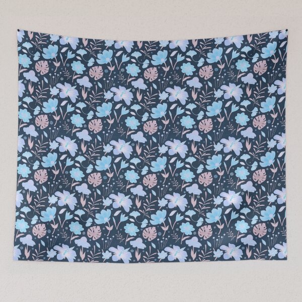 Item preview, Delicate Blue Floral Pattern designed and sold by Virginia Eleonora Ortu.