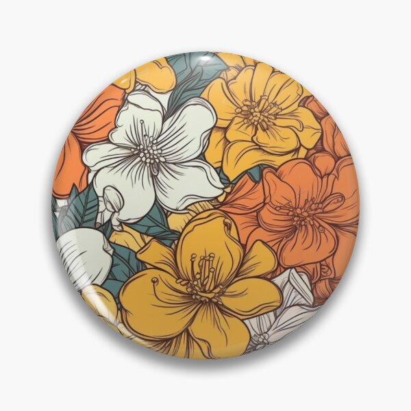 Item preview, Pattern Springtime Flowers Blooming Cartoon Style designed and sold by Arncil.