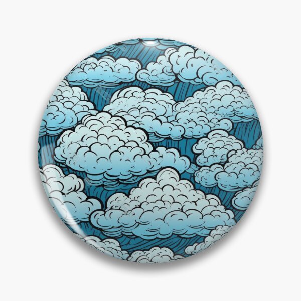 Item preview, Pattern Fluffy Clouds Drifting Cartoon Style designed and sold by Arncil.