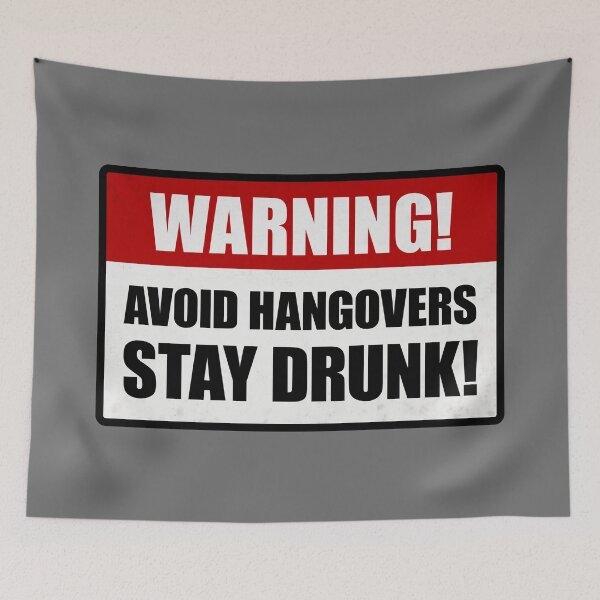 Item preview, Avoid Hangovers Stay Drunk design. designed and sold by hotshots-design.