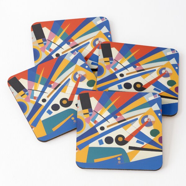 Item preview, Vibrant Spectrum - Vassily Kandinski Inspired designed and sold by aesthetic-gifts.