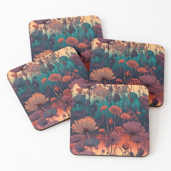 Item preview, Dried flowers - pattern endless designed and sold by PoppinArtFox.