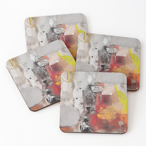 Item preview, Neoclassical Symphony: An Abstract Mixed Media Painting designed and sold by ArtazaBazaar.