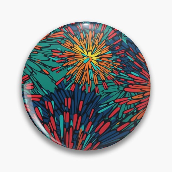 Artikelvorschau, Pattern Dazzling Fireworks Exploding Cartoon Style entworfen und verkauft von Arncil.