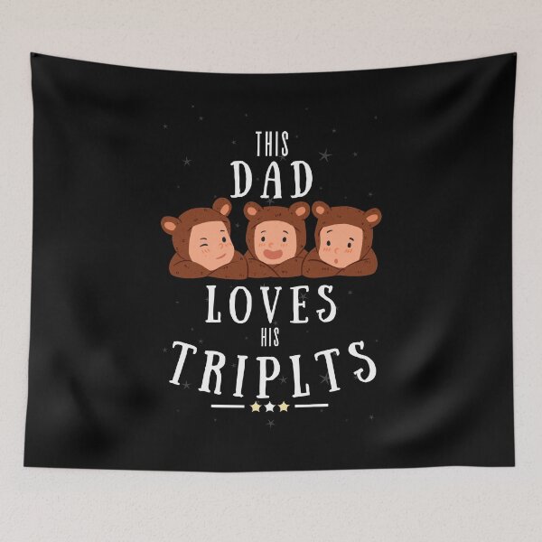 Item preview, This Dad Loves His Triplets designed and sold by foxforce.