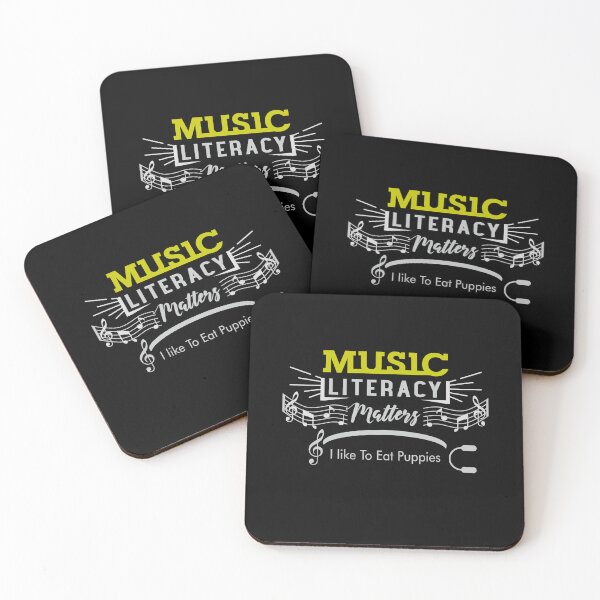 Item preview, Music Literacy Matters I Like To Eat Puppies designed and sold by PrintMastery.