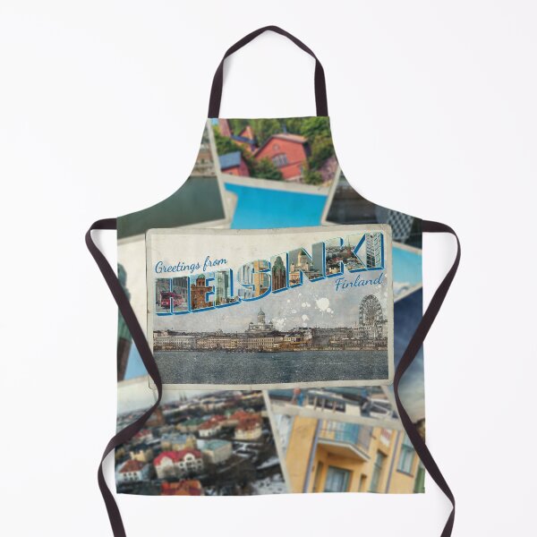 Item preview, Greetings from Helsinki in Finland Vintage style retro souvenir designed and sold by DeveloperProp0.