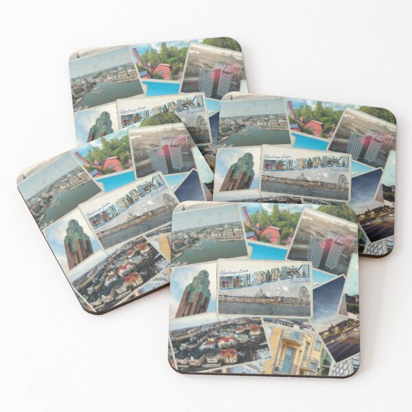 Item preview, Greetings from Helsinki in Finland Vintage style retro souvenir designed and sold by DeveloperProp0.