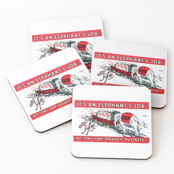 Item preview, 1932 Its An Elephants Job - Herbert Hoover designed and sold by historicimage.