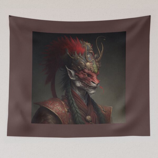 Item preview, Red Dragon Portrait designed and sold by Bold-Balance.