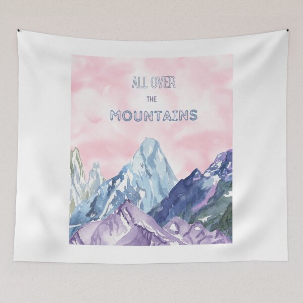 Item preview, painting mountains  designed and sold by AgnesTemplates.