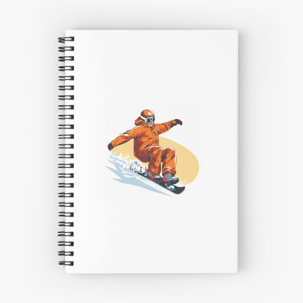 Item preview, Snowboarder tearing down the mountain  designed and sold by KimAndJim.