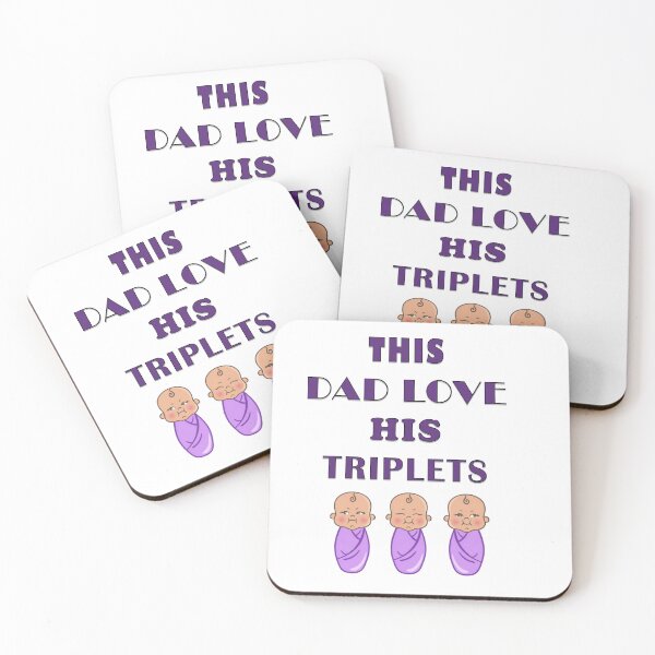 Item preview, This Dad Love His Triplets designed and sold by Print Epic.
