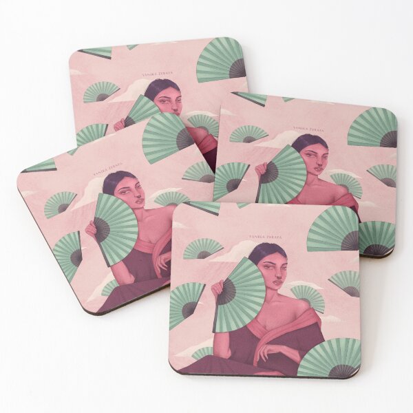 Item preview, Sensu - Woman with Japanese Fan illustration designed and sold by YanikaZerafa.