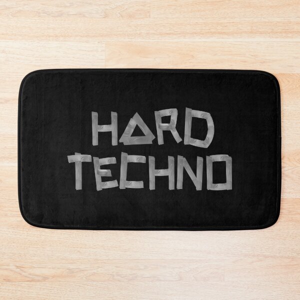 Item preview, Silver tape Hard Techno lettering. designed and sold by paulo silveira.