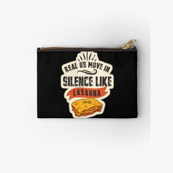 Aperçu de l'œuvre Les vrais gs bougent en silence comme des lasagnes créée et vendue par Trendy Design.