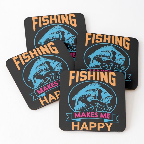 Item preview, Fishing makes me Happy designed and sold by IKRAM-CREATIONS.