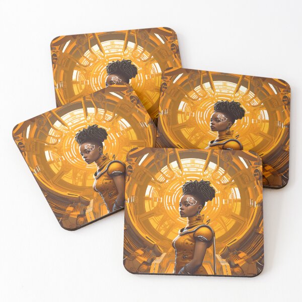 Item preview, Afrofuturism Warrior  designed and sold by RoseShop2093.