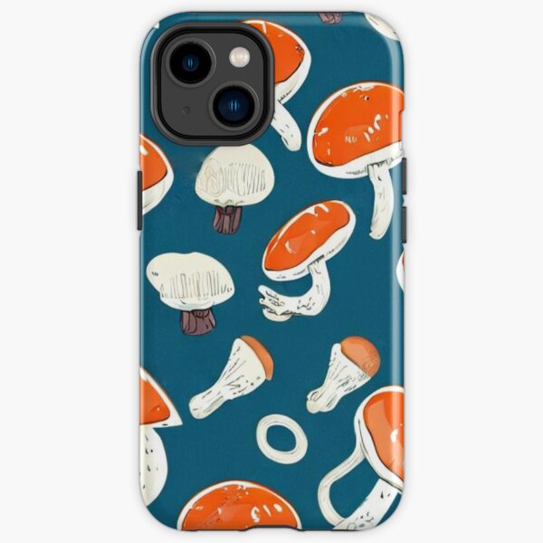 Magical Mushroom Seamless Pattern iPhone Tough Case