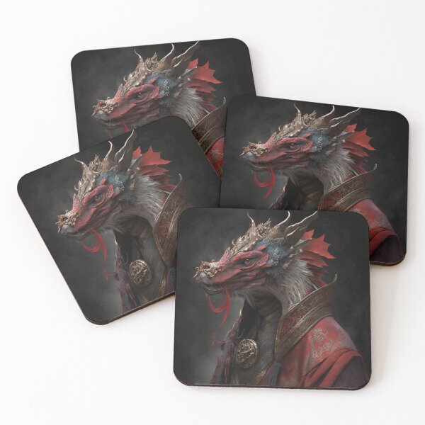 Item preview, Red Dragon Portrait designed and sold by Bold-Balance.