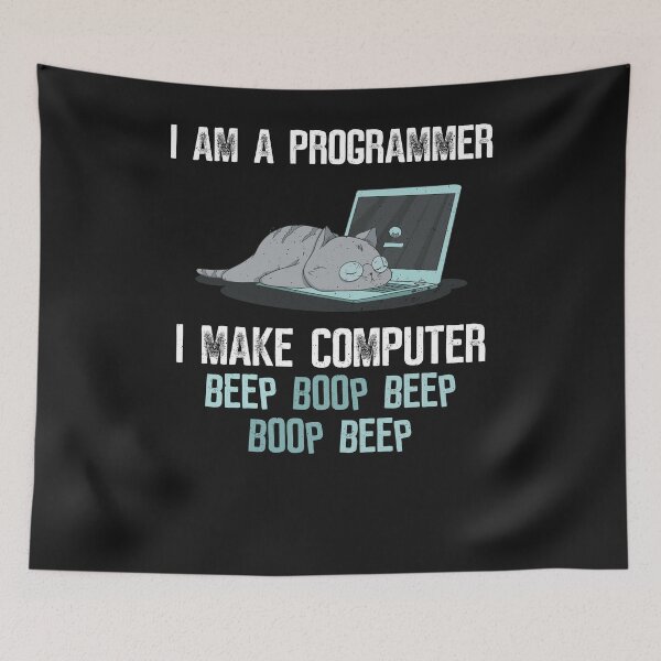 Item preview, Software developer cat designed and sold by ChrisFeil.