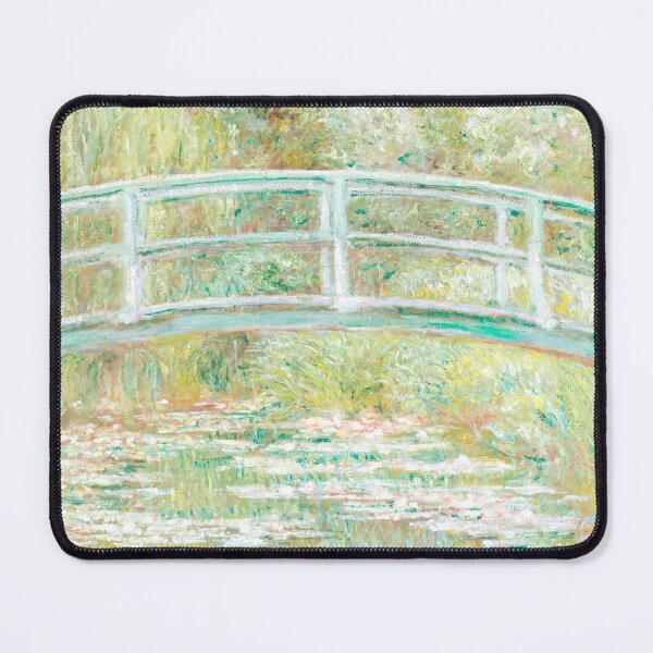 Item preview, Japanese Bridge by Claude Monet, Water Lilies, Claude Monet, Pastel Green designed and sold by evermore-design.