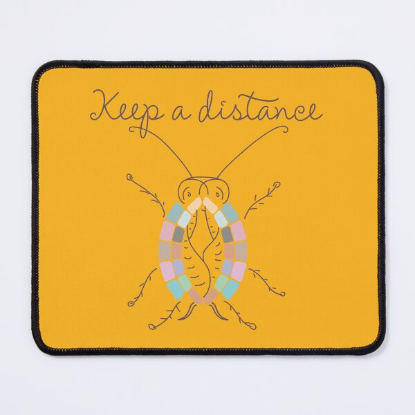 Item preview, Keep a distance, funny cockroach designed and sold by IngaDesign.