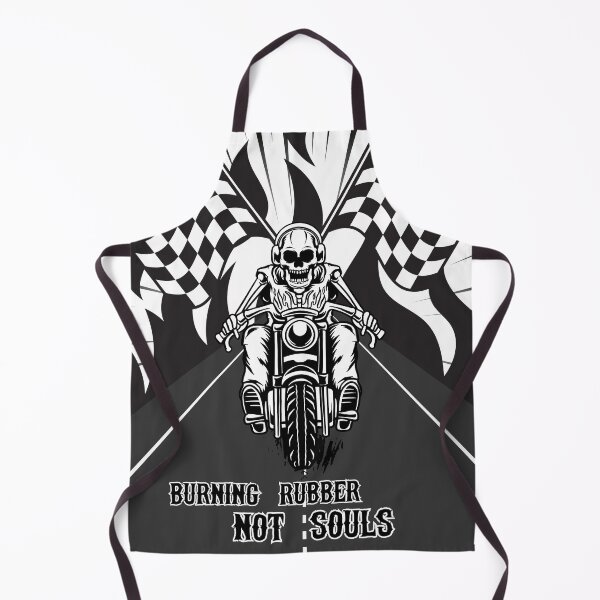 Item preview, Burning Rubber Not Souls designed and sold by BikersIslandTM.