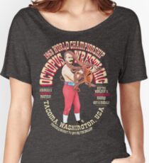 The Dollop - Octopus Wrestling Women's Relaxed Fit T-Shirt