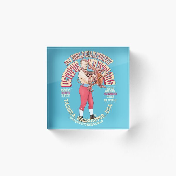 The Dollop - Octopus Wrestling Acrylic Block