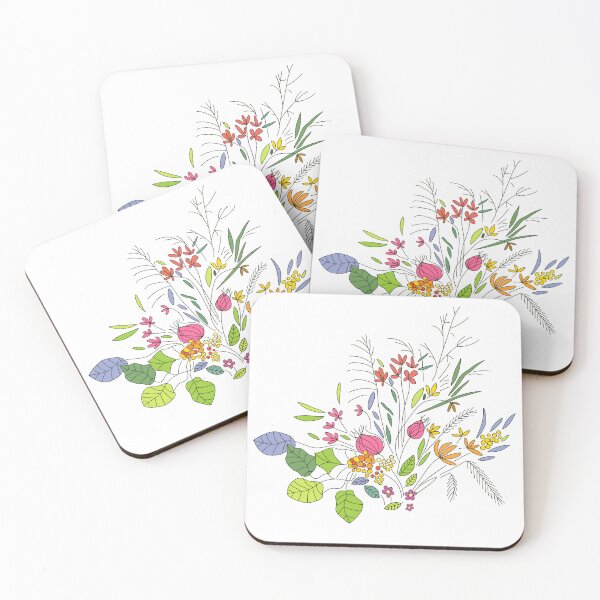 Item preview, Hand drawn bouquet of flowers designed and sold by AusraB.