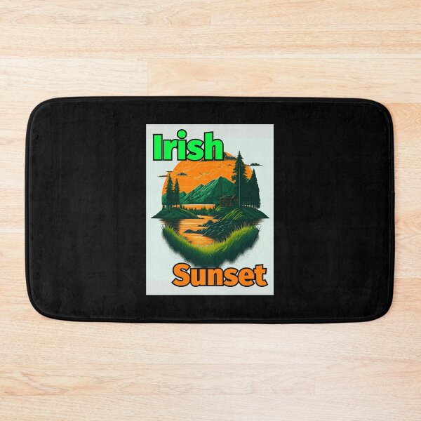 Item preview, Irish Sunset Lake Mountains Trees designed and sold by IrishPOD.