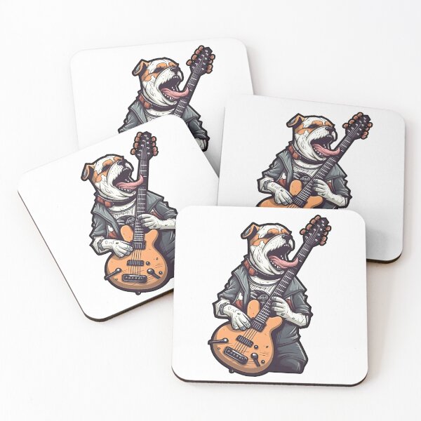 Item preview, Unleash Your Rockstar with Dog Playing Guitar designed and sold by Patrick Brodeur.