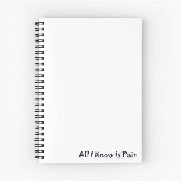 Item preview, All I Know Is Pain Text designed and sold by TheWoodsRDark.