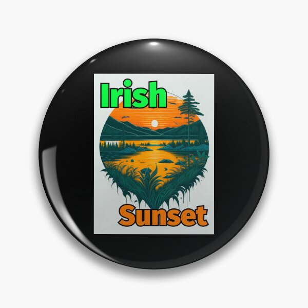 Item preview, Irish Sunset Lake Mountains designed and sold by IrishPOD.