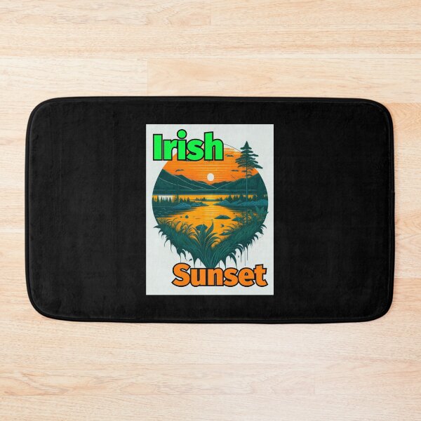 Item preview, Irish Sunset Lake Mountains designed and sold by IrishPOD.