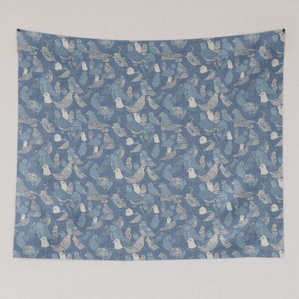 Item preview, Doodle of birds; pigeons and gulls designed and sold by ArtisticKevin.