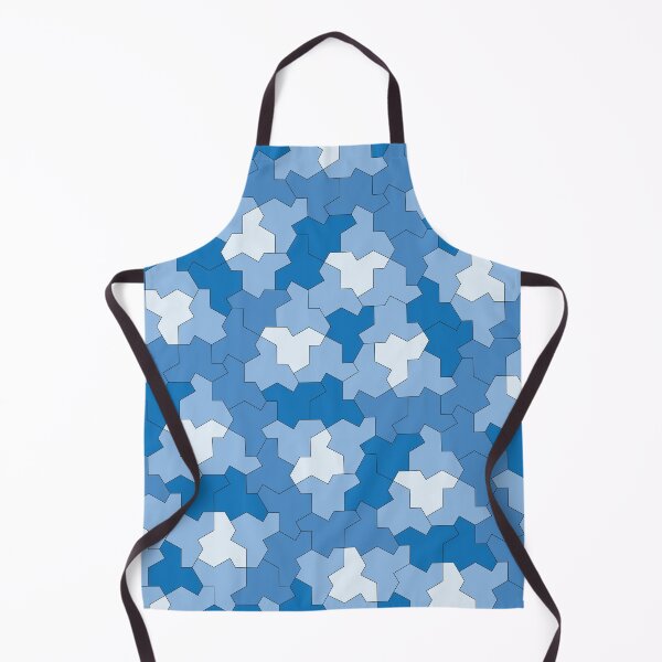 Item preview, Aperiodic Monotile Einstein Tiles, Einstein Shapes in Shades of Blue designed and sold by Polyglot Creations.