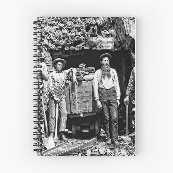 Item preview, Miners at the Montana Mine 1889 designed and sold by Daniel Hagerman.