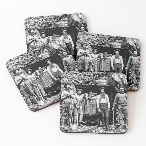 Item preview, Miners at the Montana Mine 1889 designed and sold by Daniel Hagerman.