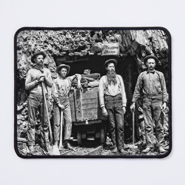Item preview, Miners at the Montana Mine 1889 designed and sold by Daniel Hagerman.